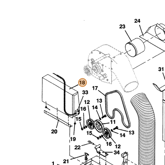 Grasshopper part 643783 — IPL diagram snippet (6x zoom, amber highlight)