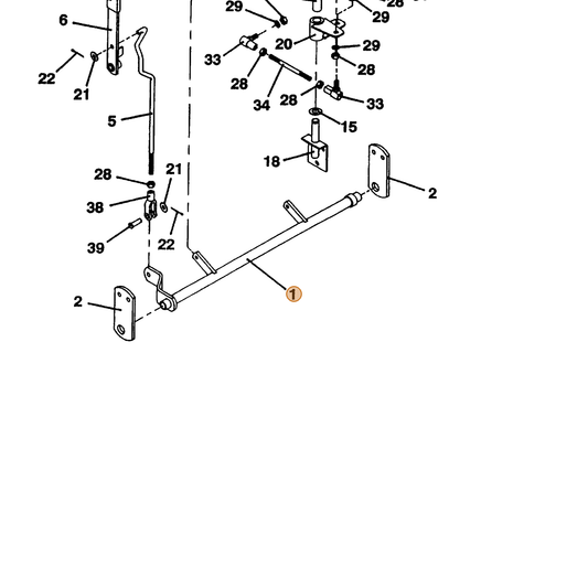 Grasshopper part 643820 — IPL diagram snippet (6x zoom, amber highlight)