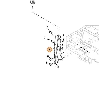 Grasshopper part 643862 — IPL diagram snippet (6x zoom, amber highlight)
