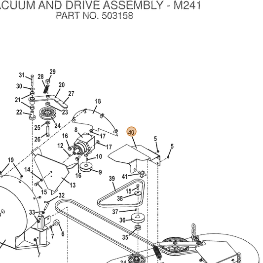 Grasshopper part 643882 — IPL diagram snippet (6x zoom, amber highlight)