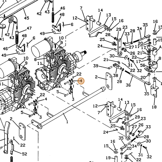 Grasshopper part 643952 — IPL diagram snippet (6x zoom, amber highlight)