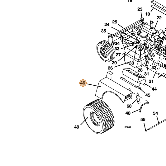 Grasshopper part 643959 — IPL diagram snippet (6x zoom, amber highlight)