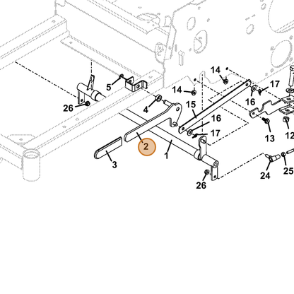 Grasshopper part 644044 — IPL diagram snippet (6x zoom, amber highlight)
