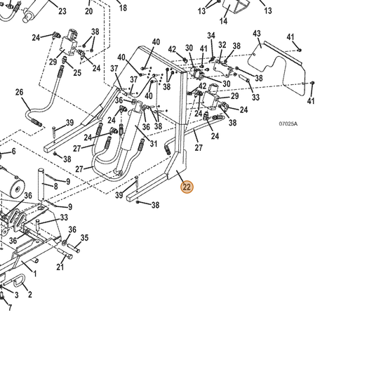 Grasshopper part 644048 — IPL diagram snippet (6x zoom, amber highlight)