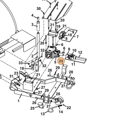 Grasshopper part 644063 — IPL diagram snippet (6x zoom, amber highlight)