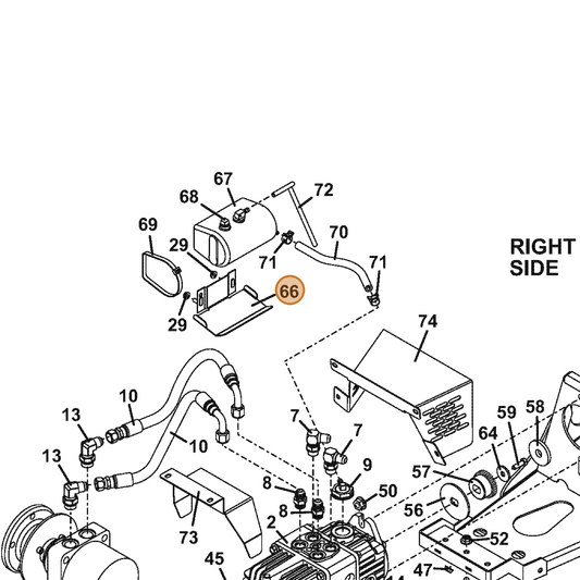 Grasshopper part 644094 — IPL diagram snippet (6x zoom, amber highlight)