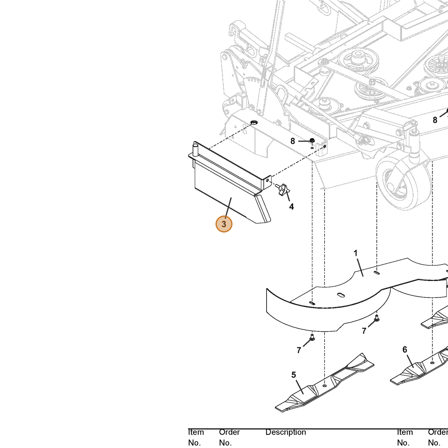 Grasshopper part 644175 — IPL diagram snippet (6x zoom, amber highlight)