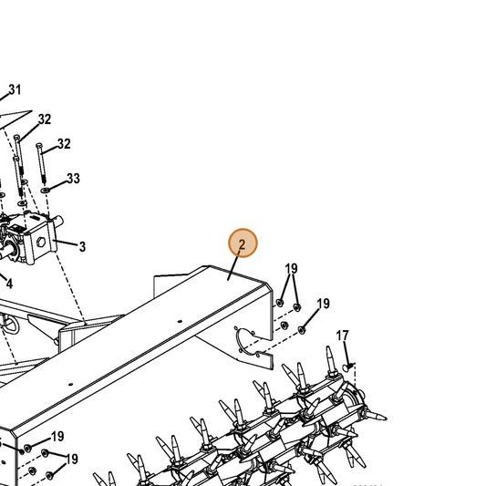 Grasshopper part 644345 — IPL diagram snippet (6x zoom, amber highlight)