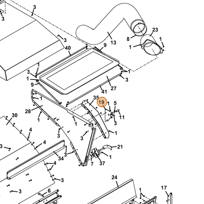 Grasshopper part 644365 — IPL diagram snippet (6x zoom, amber highlight)