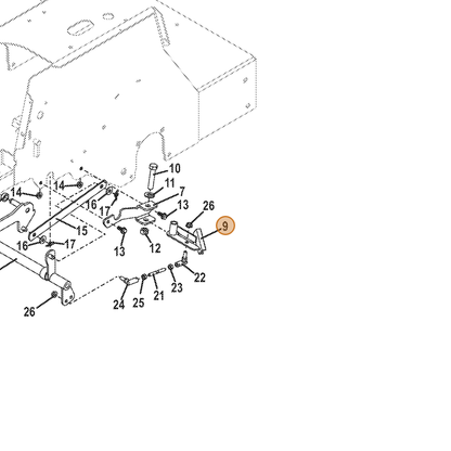 Grasshopper part 644399 — IPL diagram snippet (6x zoom, amber highlight)