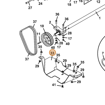 Grasshopper part 644424 — IPL diagram snippet (6x zoom, amber highlight)