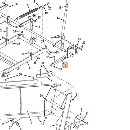 Grasshopper part 644465 — IPL diagram snippet (6x zoom, amber highlight)