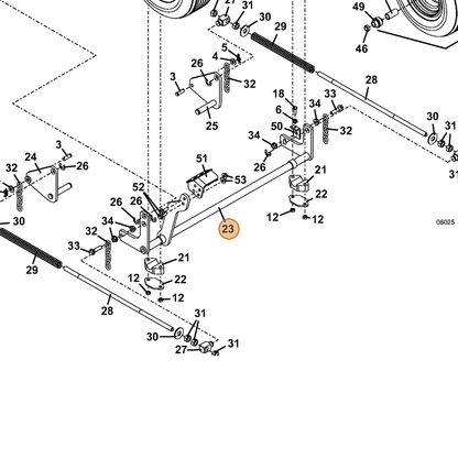 Grasshopper part 644481 — IPL diagram snippet (6x zoom, amber highlight)