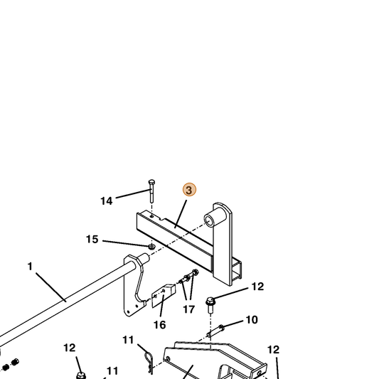 Grasshopper part 644527 — IPL diagram snippet (6x zoom, amber highlight)