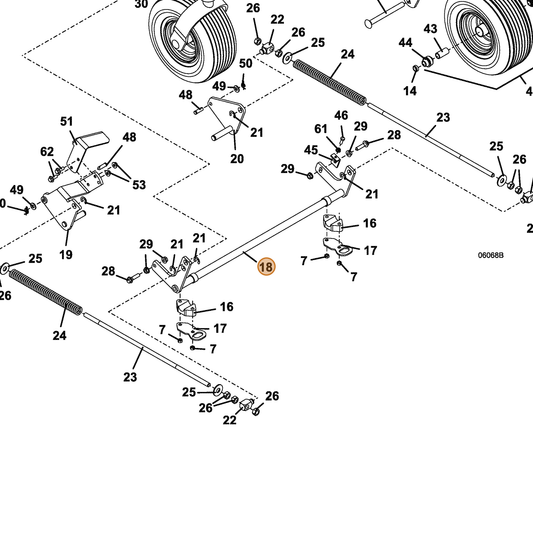 Grasshopper part 644533 — IPL diagram snippet (6x zoom, amber highlight)