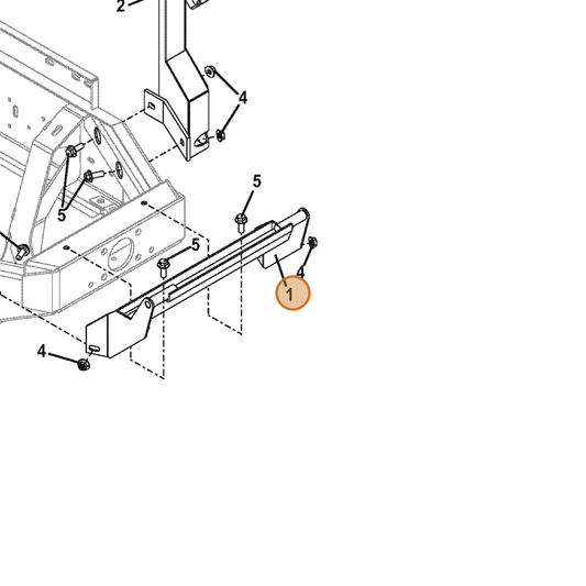 Grasshopper part 644534 — IPL diagram snippet (6x zoom, amber highlight)