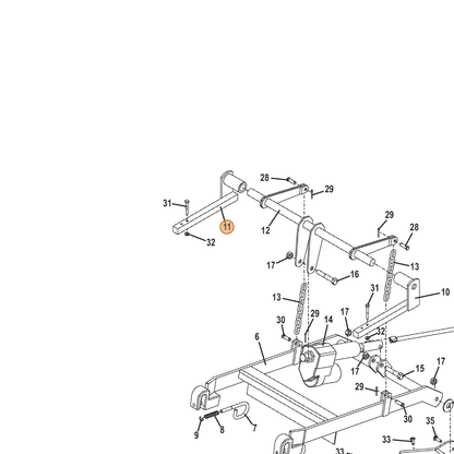 Grasshopper part 644561 — IPL diagram snippet (6x zoom, amber highlight)