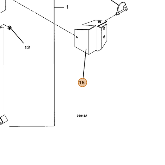 Grasshopper part 644562 — IPL diagram snippet (6x zoom, amber highlight)