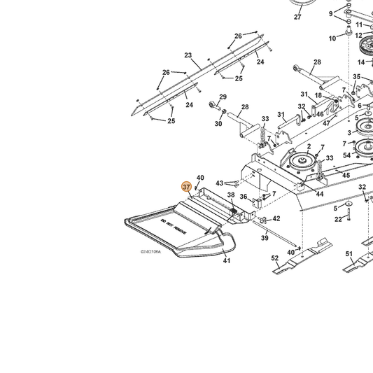 Grasshopper part 644567 — IPL diagram snippet (6x zoom, amber highlight)