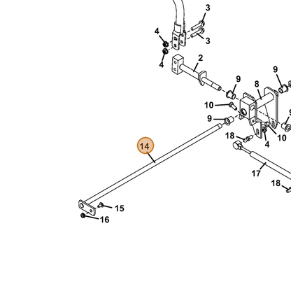Grasshopper part 644589 — IPL diagram snippet (6x zoom, amber highlight)