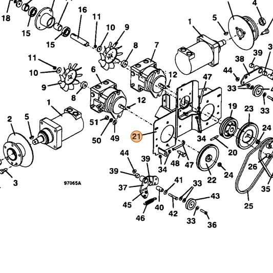 Grasshopper part 644630 — IPL diagram snippet (6x zoom, amber highlight)