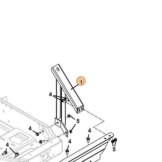 Grasshopper part 644791 — IPL diagram snippet (6x zoom, amber highlight)