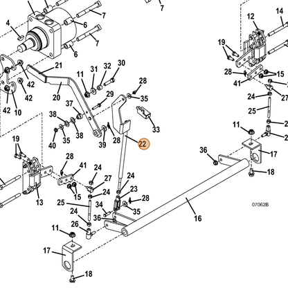 Grasshopper part 645010 — IPL diagram snippet (6x zoom, amber highlight)