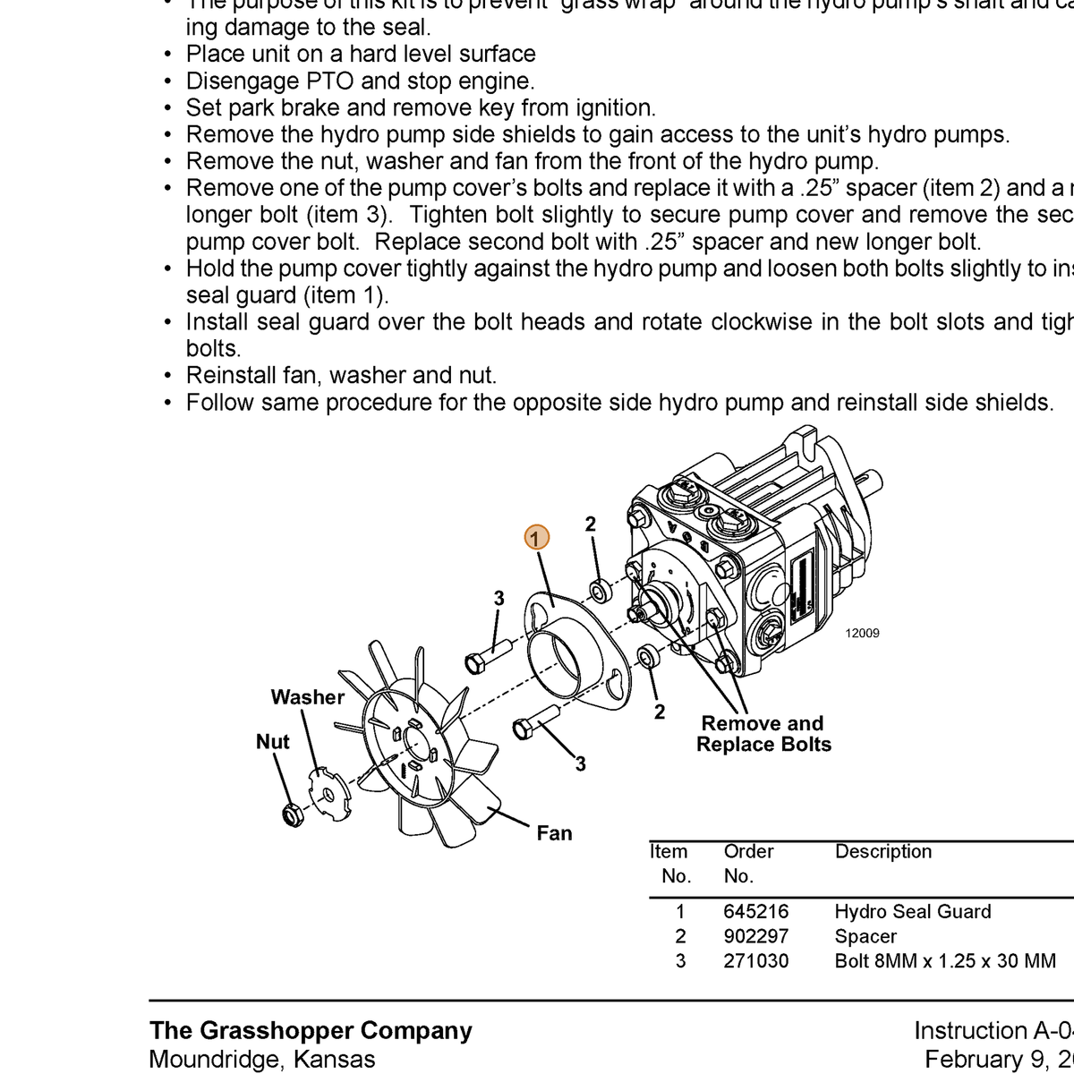 Grasshopper part 645216 — IPL diagram snippet (6x zoom, amber highlight)