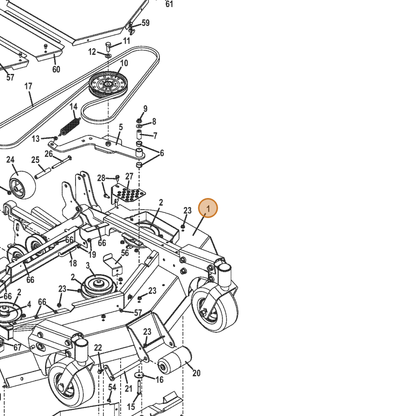 Grasshopper part 645247 — IPL diagram snippet (6x zoom, amber highlight)