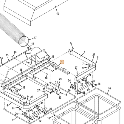 Grasshopper part 645320 — IPL diagram snippet (6x zoom, amber highlight)