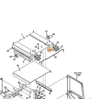 Grasshopper part 645526 — IPL diagram snippet (6x zoom, amber highlight)