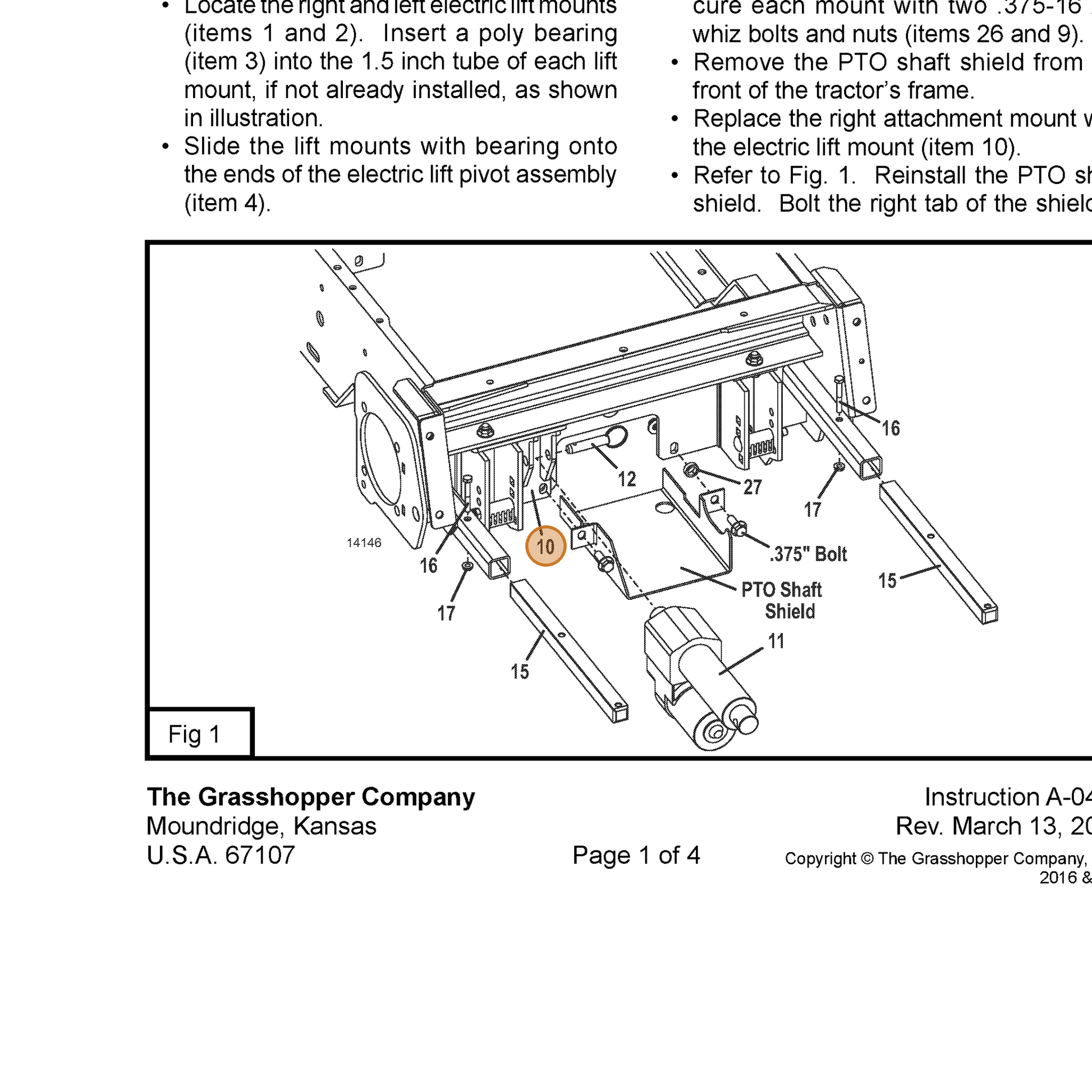 Grasshopper part 645555 — IPL diagram snippet (6x zoom, amber highlight)