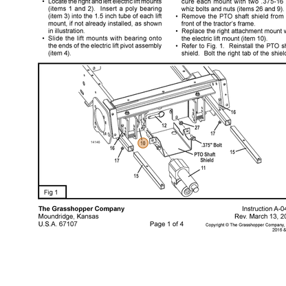 Grasshopper part 645555 — IPL diagram snippet (6x zoom, amber highlight)