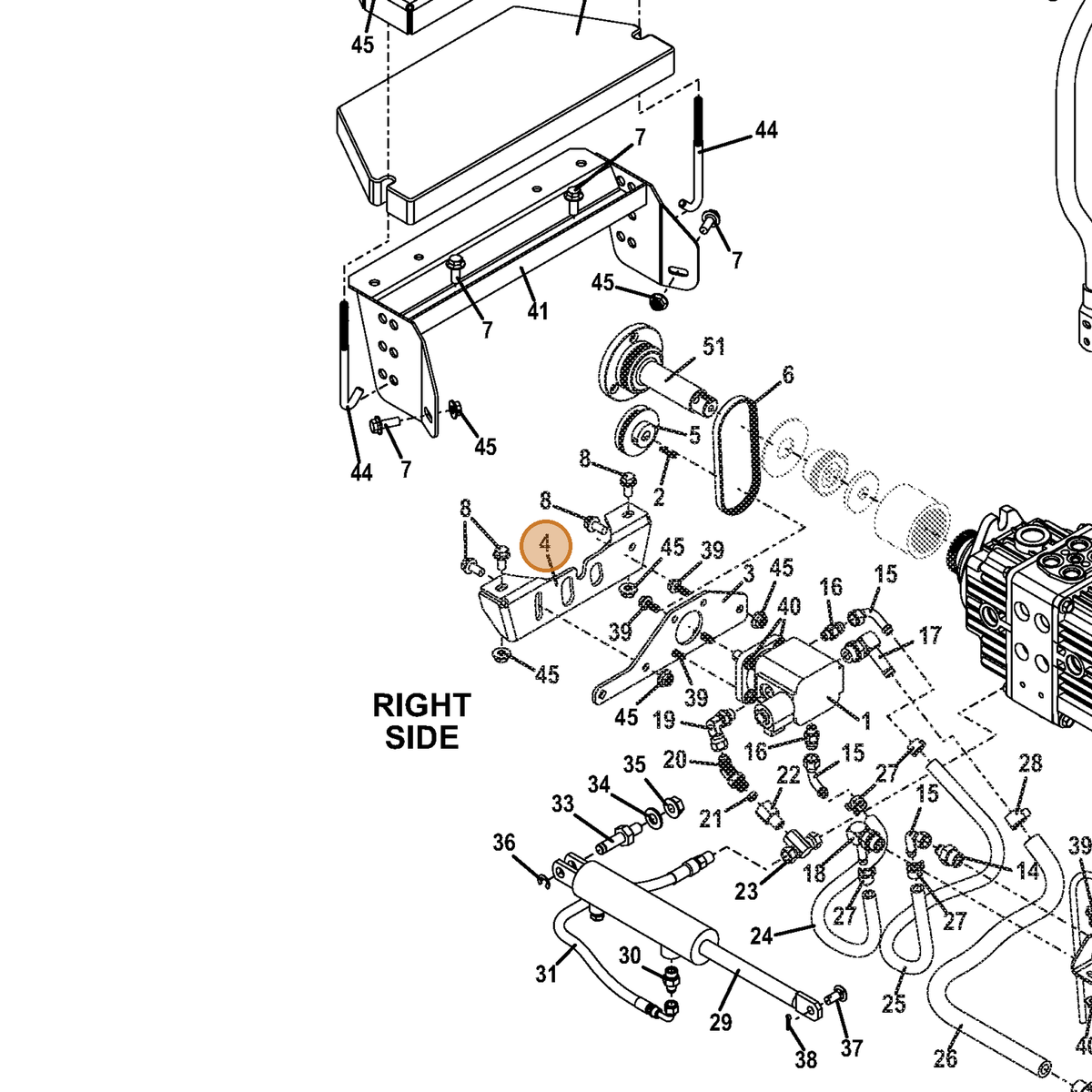Grasshopper part 645559 — IPL diagram snippet (6x zoom, amber highlight)