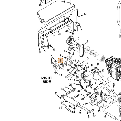 Grasshopper part 645559 — IPL diagram snippet (6x zoom, amber highlight)