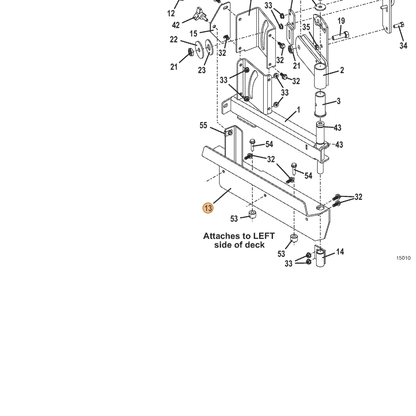 Grasshopper part 645565 — IPL diagram snippet (6x zoom, amber highlight)