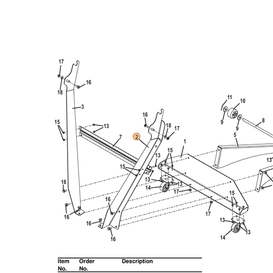 Grasshopper part 645710 — IPL diagram snippet (6x zoom, amber highlight)