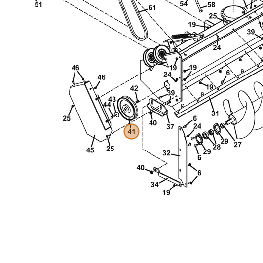 Grasshopper part 645768 — IPL diagram snippet (6x zoom, amber highlight)