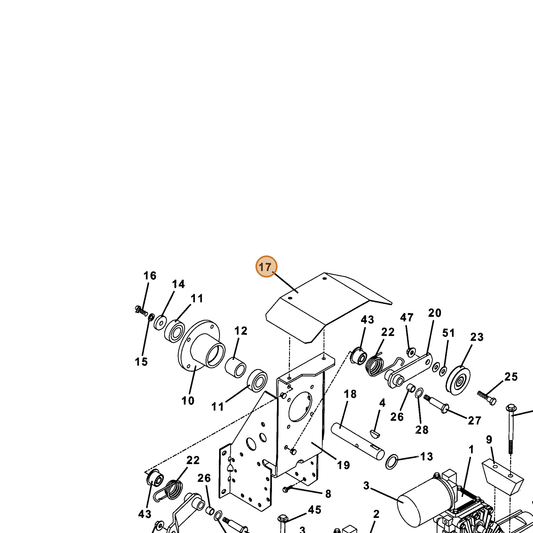 Grasshopper part 693768 — IPL diagram snippet (6x zoom, amber highlight)