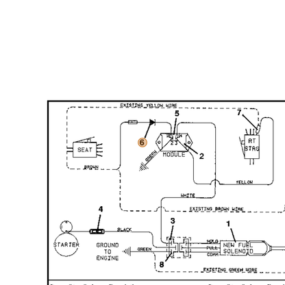 Grasshopper part 705015 — IPL diagram snippet (6x zoom, amber highlight)
