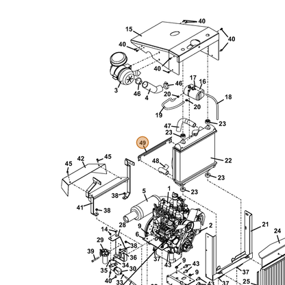 Grasshopper part 721006 — IPL diagram snippet (6x zoom, amber highlight)
