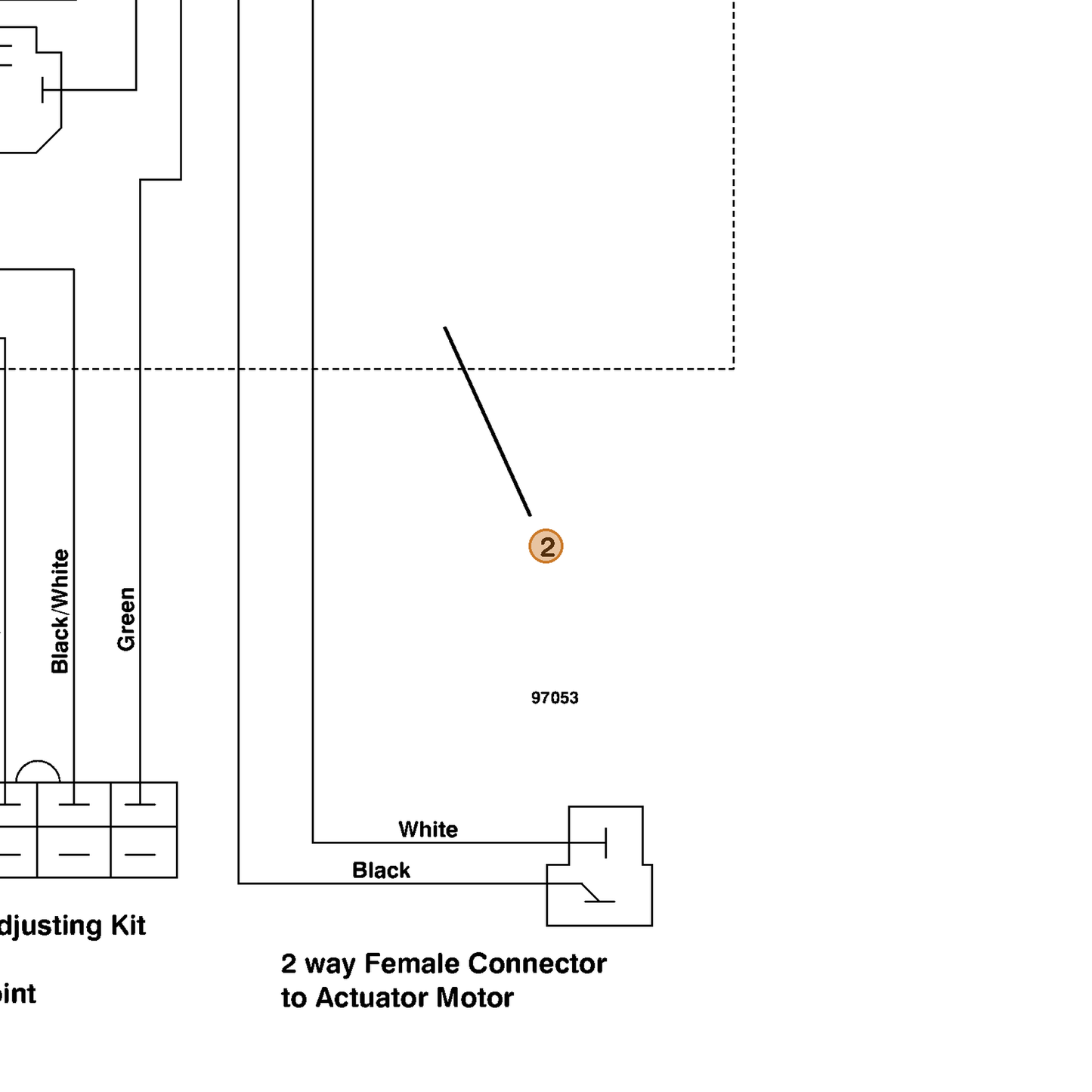 Grasshopper part 721140 — IPL diagram snippet (6x zoom, amber highlight)