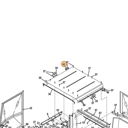 Grasshopper part 721193 — IPL diagram snippet (6x zoom, amber highlight)