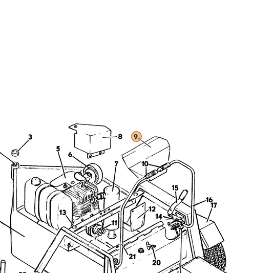 Grasshopper part 722370 — IPL diagram snippet (6x zoom, amber highlight)