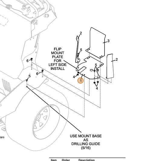 Grasshopper part 722441 — IPL diagram snippet (6x zoom, amber highlight)