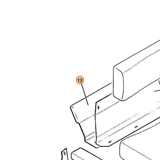 Grasshopper part 722460 — IPL diagram snippet (6x zoom, amber highlight)