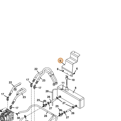 Grasshopper part 723041 — IPL diagram snippet (6x zoom, amber highlight)