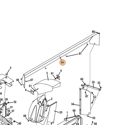 Grasshopper part 723367 — IPL diagram snippet (6x zoom, amber highlight)