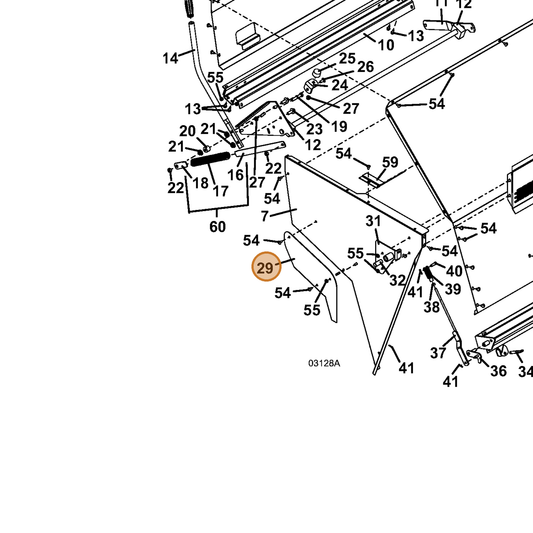 Grasshopper part 723377 — IPL diagram snippet (6x zoom, amber highlight)