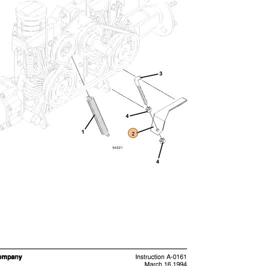 Grasshopper part 724089 — IPL diagram snippet (6x zoom, amber highlight)